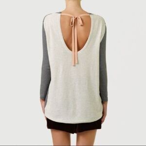 Babaton Aritzia silk/cashmere open back knit XXS